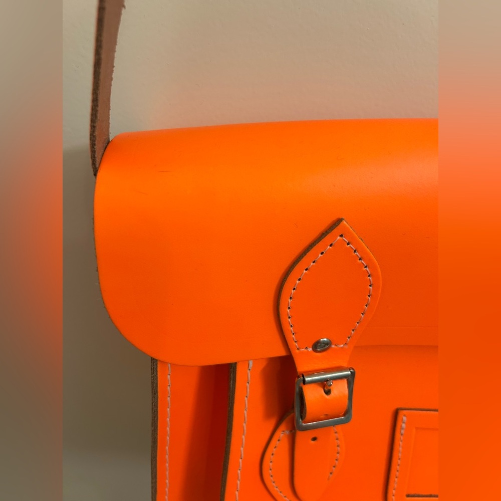 Neon Orange Satchel - Picture 5 of 6